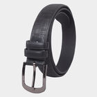 Men's Black Polyurethane Casual Belt, 38 in. Waist, , small image number null