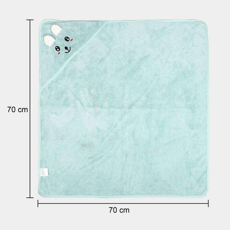 280 GSM Aqua Microfiber Baby Towel, , large