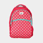 Kid's Pink Genie Girls Pink Heart Print Laptop Backpack, , small