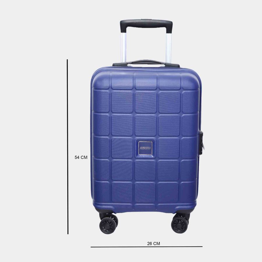 8-Wheel Dark Blue PVC Matee Hard Case Trolley, Small, , large image number null