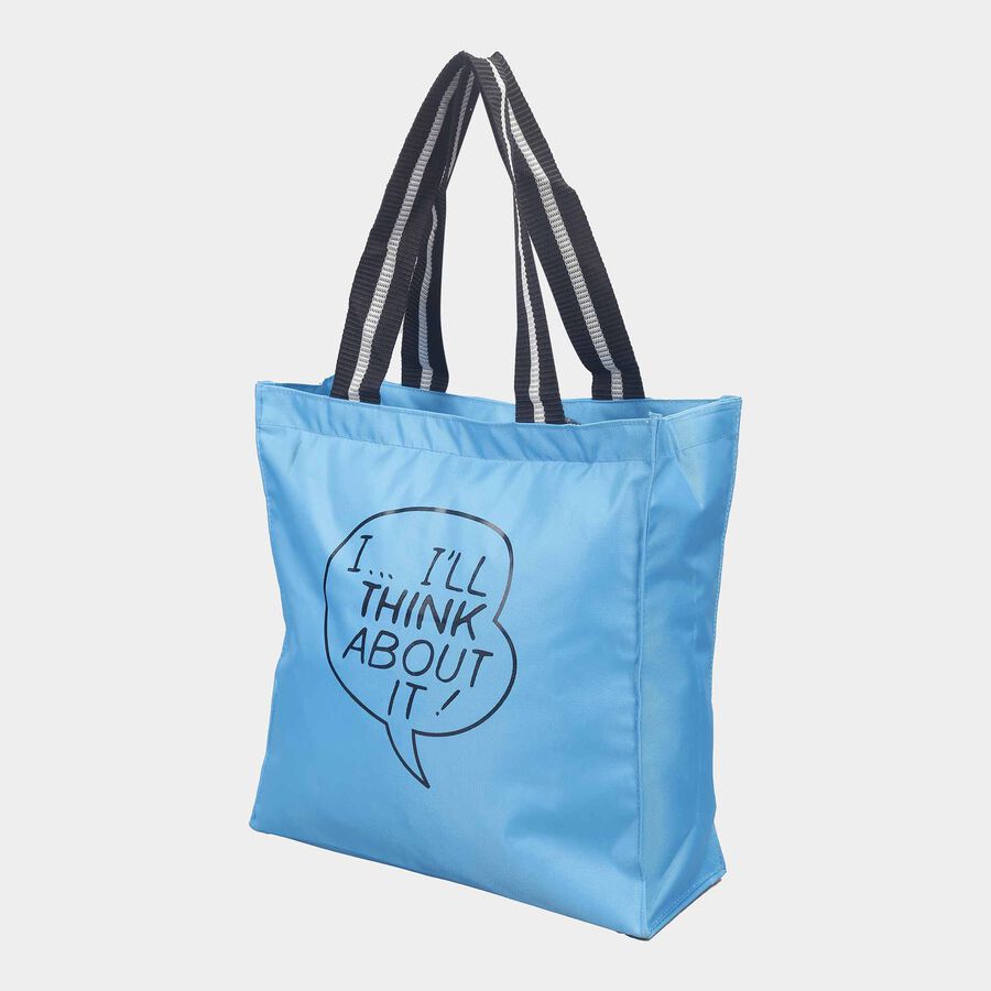 Women's Printed Fabric-Polyester Shopping Bag, Medium, , large image number null