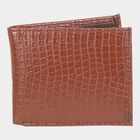 Men's Brown Polyurethane Wallet, , small