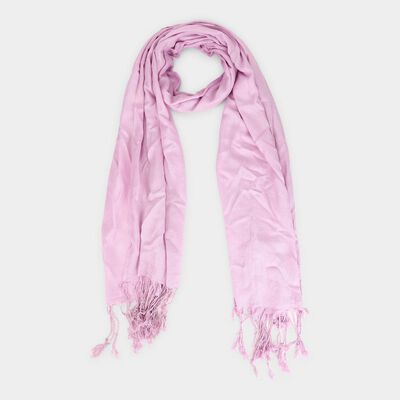 Women's Purple Fabric Scarf 