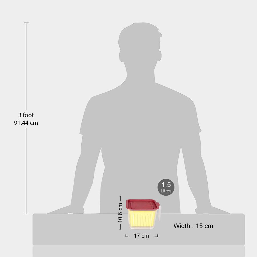 1.5 L Plastic Container, , large image number null