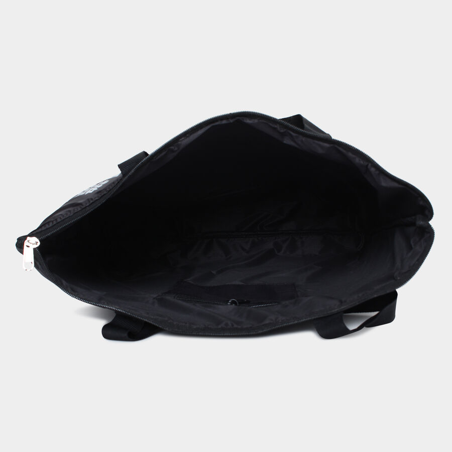 Women Printed Black Tote Bag, , large image number null