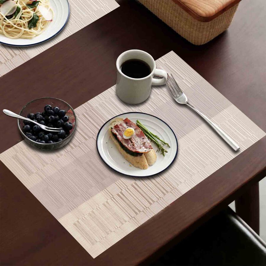 Pvc Table Mat Set of 6, , large image number null