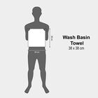 330 GSM Blue Microfiber Wash Basin Towel, , small