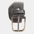 Men's Black Polyurethane Formal Belt, , small image number null