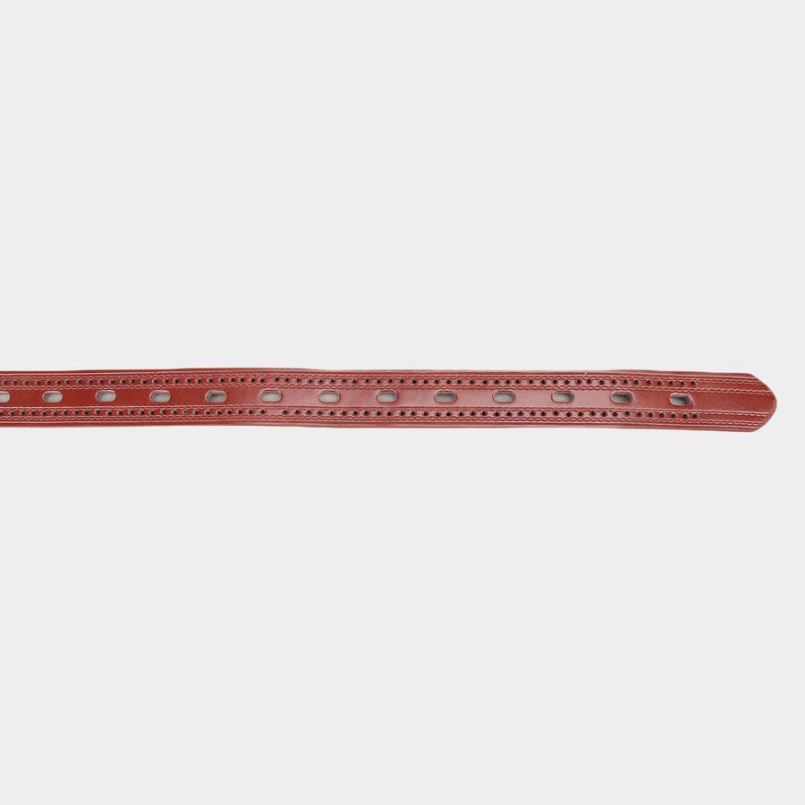 Women's Brown Polyurethane Belt, , large image number null