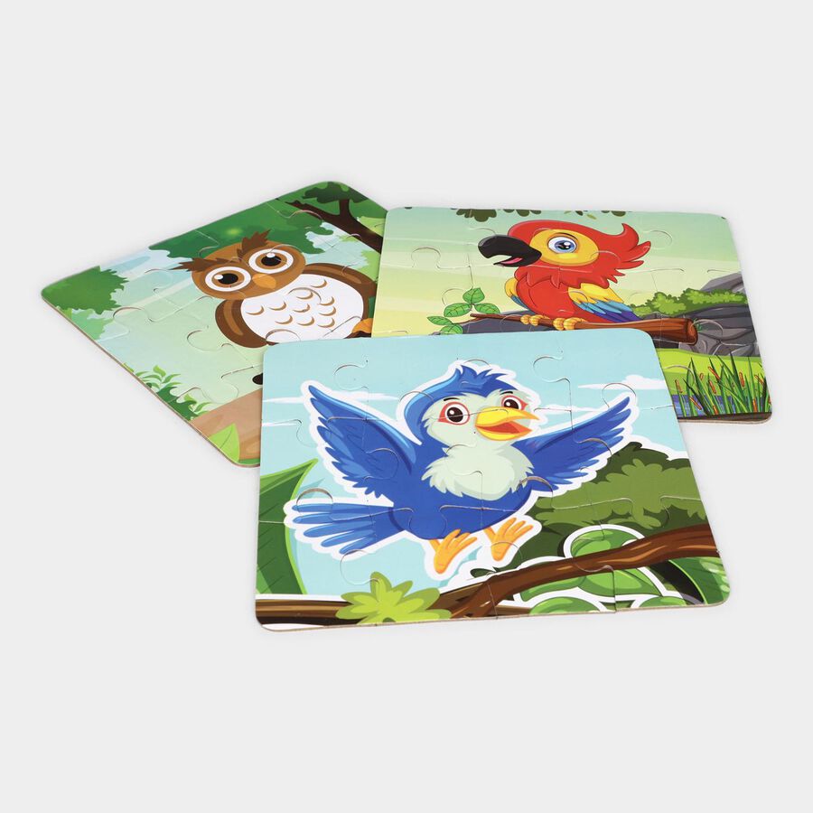 Birds Jigsaw Puzzleset of 3, , large image number null