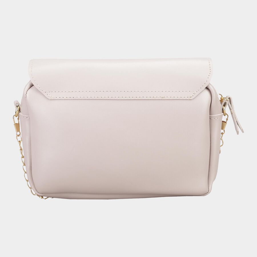 Women's Polyurethane Envelope/Zipper Sling Bag, , large image number null