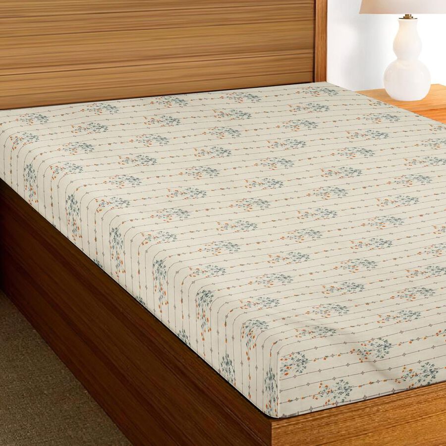 Green Microfiber Single Bedsheet, , large image number null