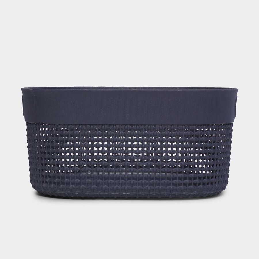 Grey Plastic Basket, , large