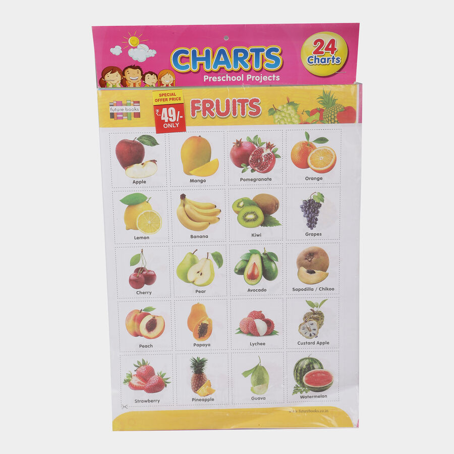 Educational Chart Set 24 Pcs., , large image number null