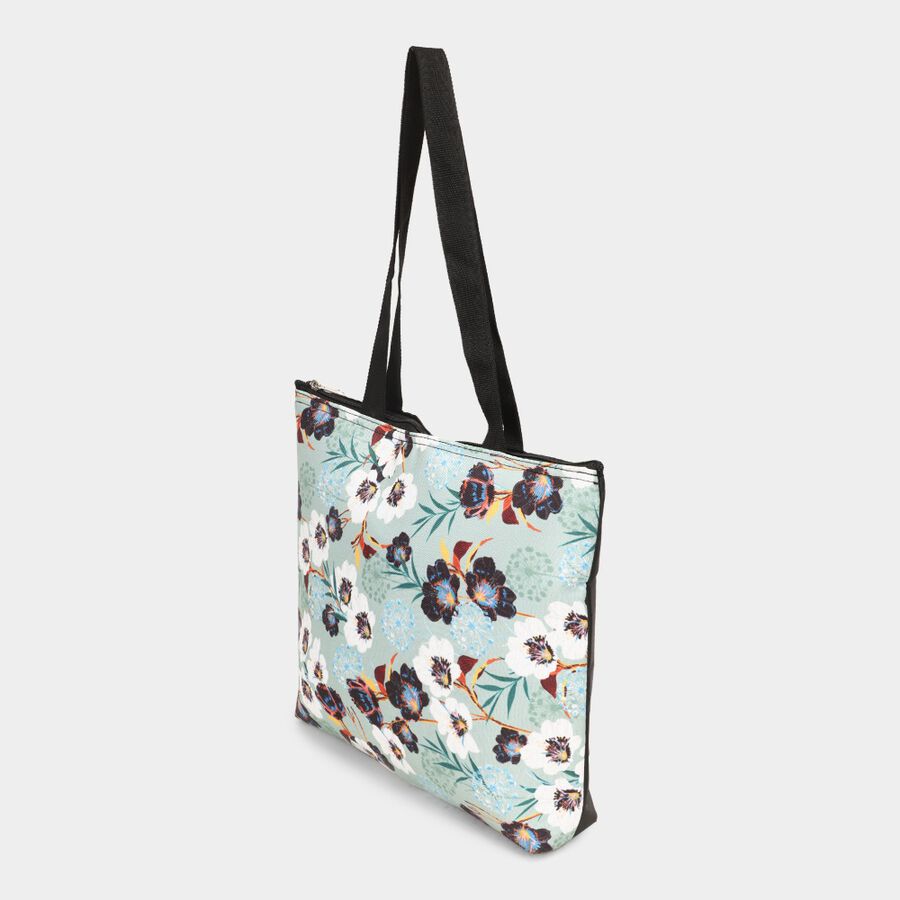 Women's Colour Block Fabric-Polyester Tote Bag, , large image number null