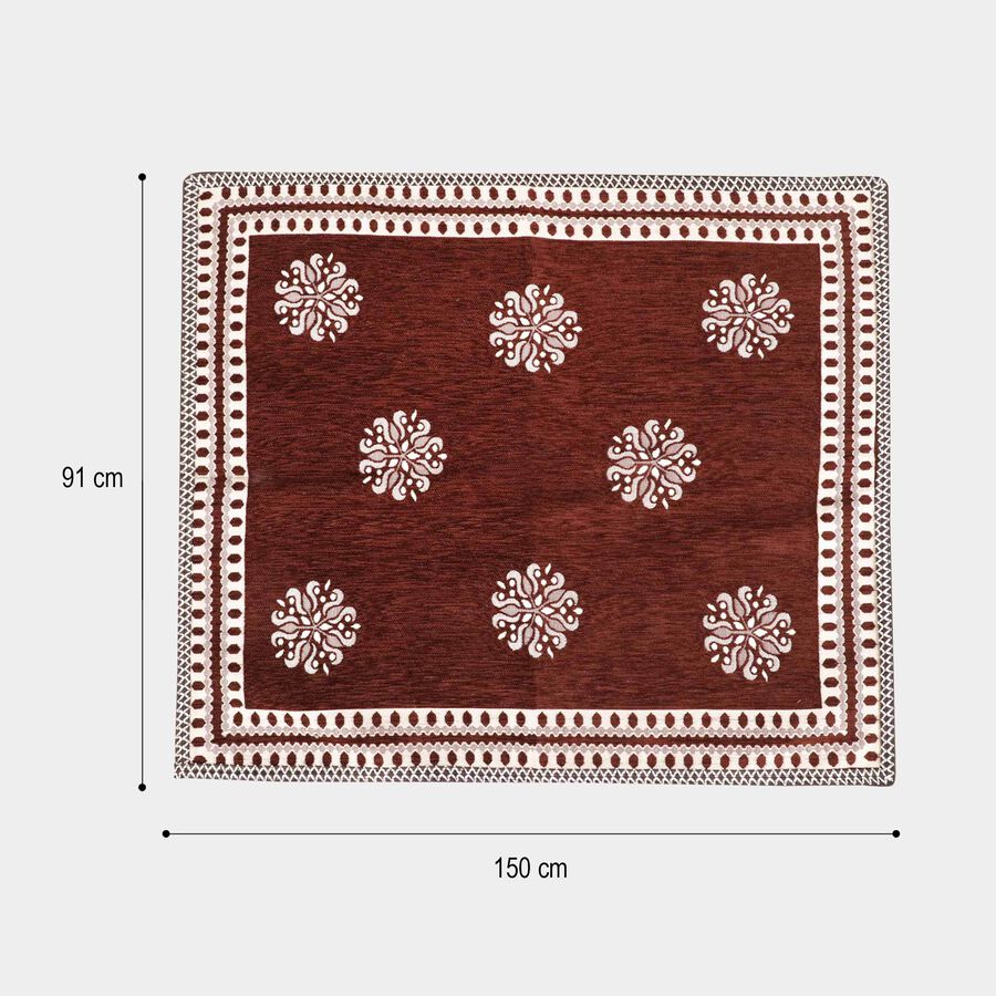 Brown Polyester Sofa Cover, , large