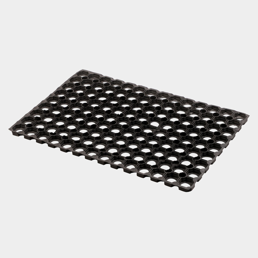 Anti-Skid Black Rubber Door Mat, , large image number null