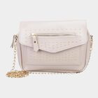 Women's Polyurethane Envelope/Zipper Sling Bag, , small image number null