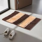 Anti-SKId Brown Polyester Door Mat, , small image number null