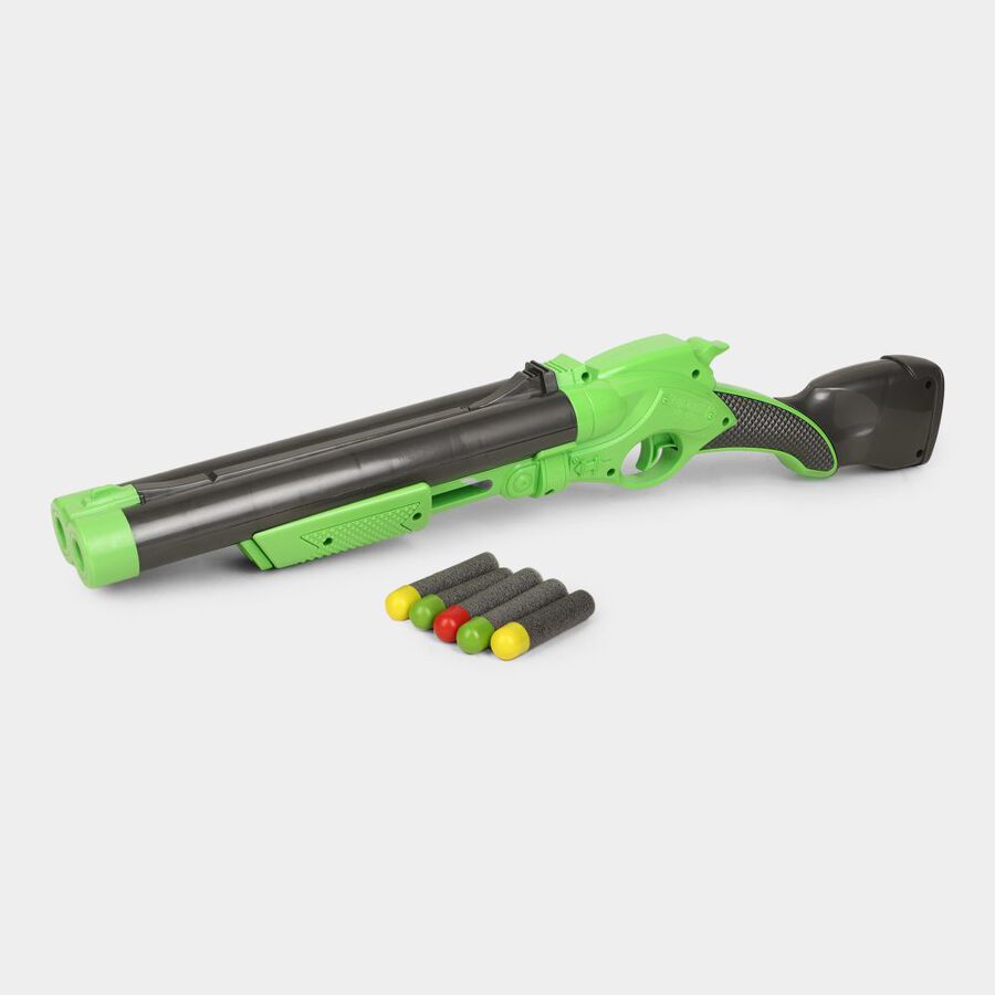 Kid's Plastic Toy Gun, 1 Gun And 5 Bullets, , large image number null