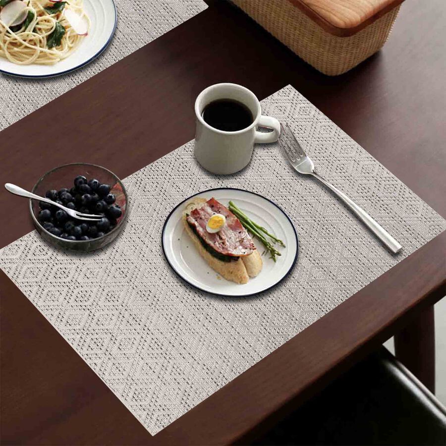 PVC Cream Table Mat, , large image number null