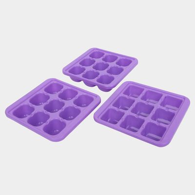 Plastic Ice Tray, Set of 3