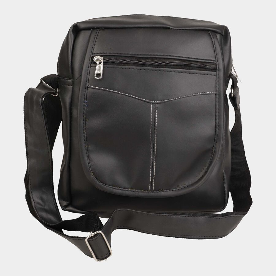 Men's Polyurethane Sling Bag, , large image number null