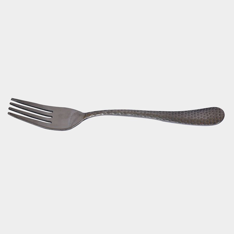 Stainless Steel Hammered Fork - 5 Pcs., , large image number null
