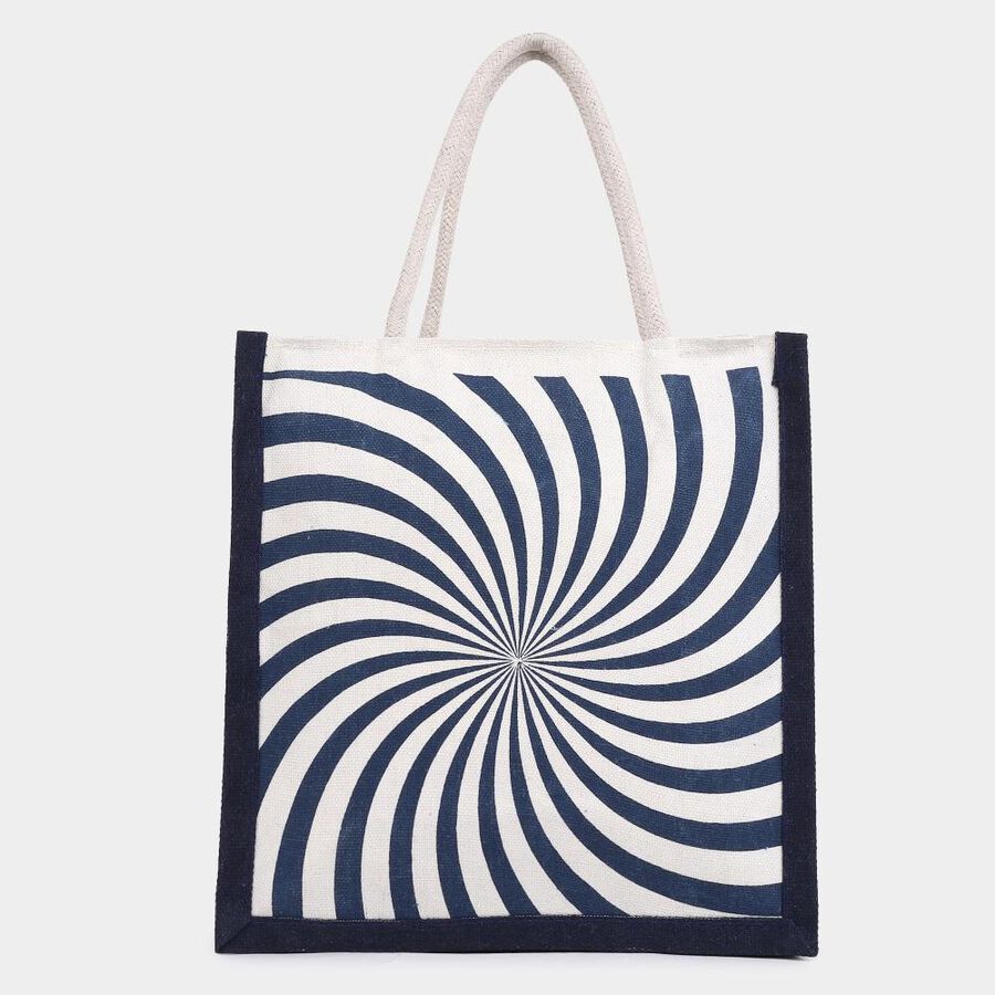 Dark Blue Canvas Lunch Bag, , large image number null