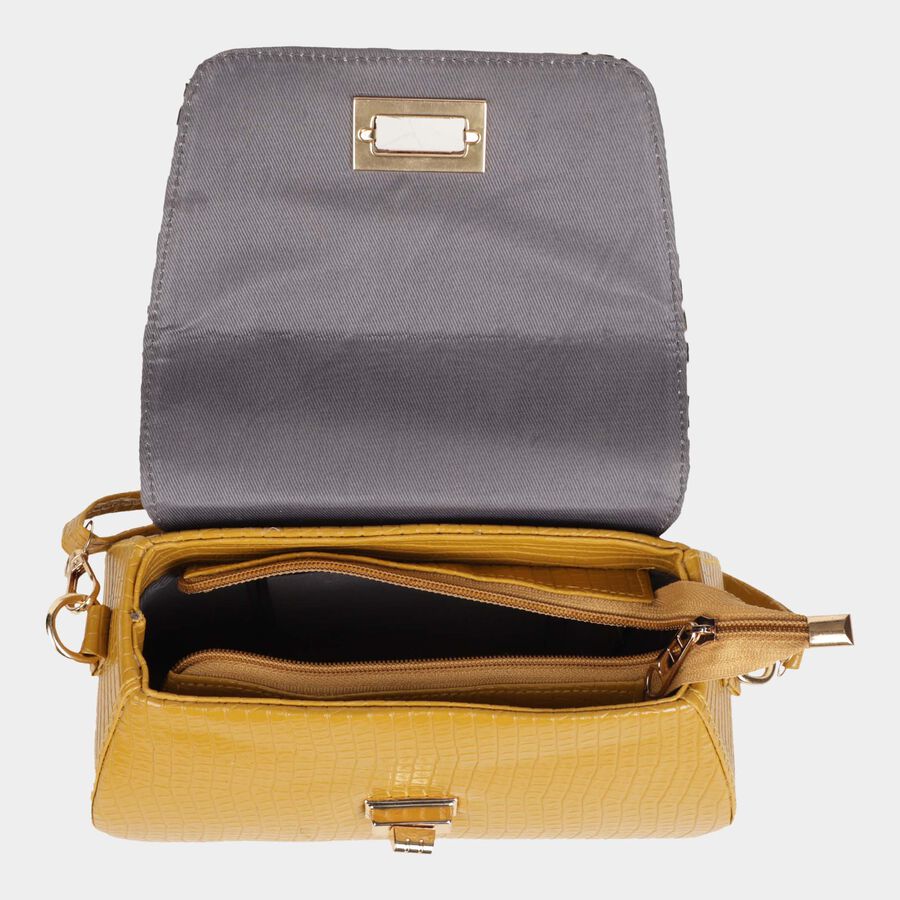 Women's Polyurethane Envelope/Zipper Hand Pouch, , large image number null