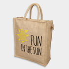 Women Printed Beige Shopping Bag, , small image number null