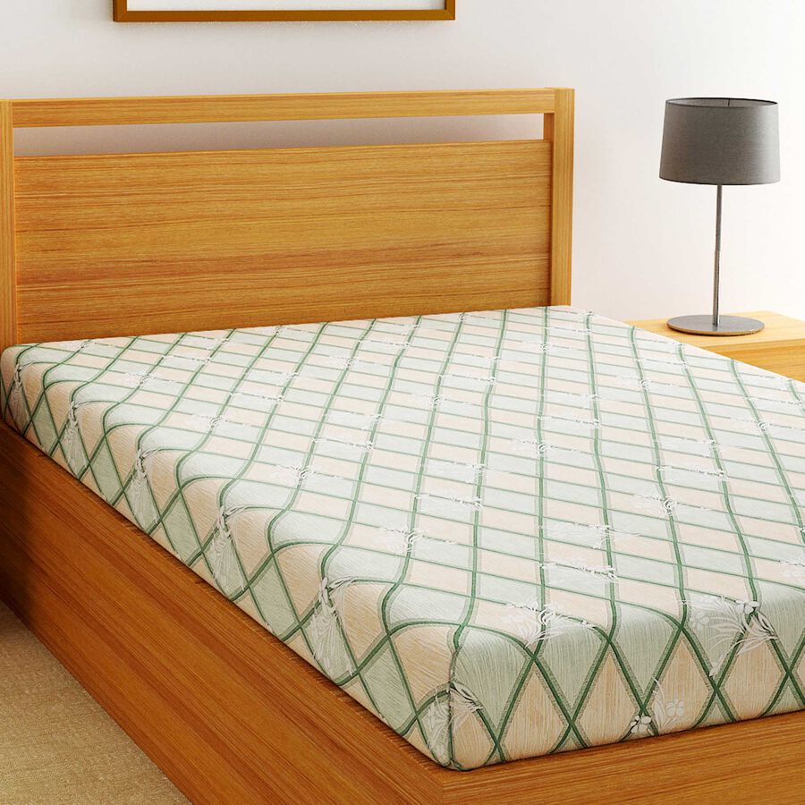 104 TC Cotton Single Bedsheet, , large image number null