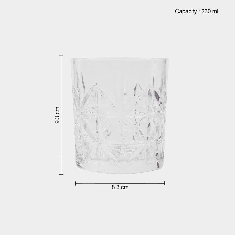 230 ml Glass Tumbler Set of 6, , large image number null