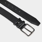 Men's Black PU Belt, , small