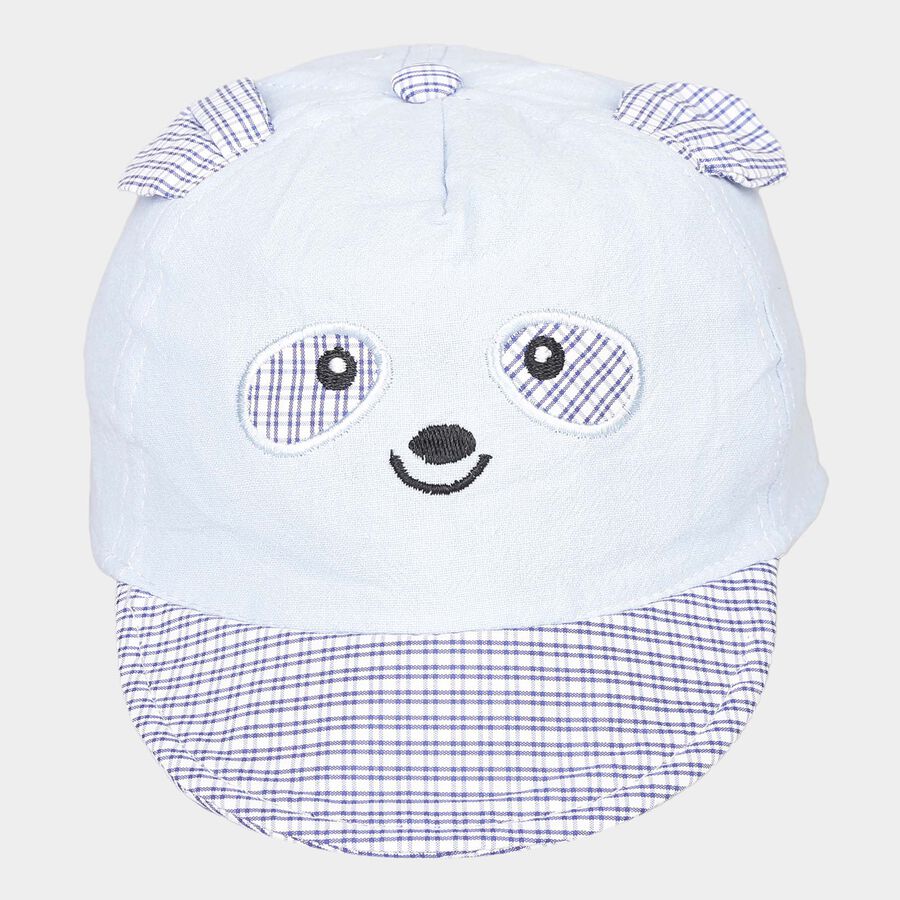 Kids' Blue Nylon Cap, , large