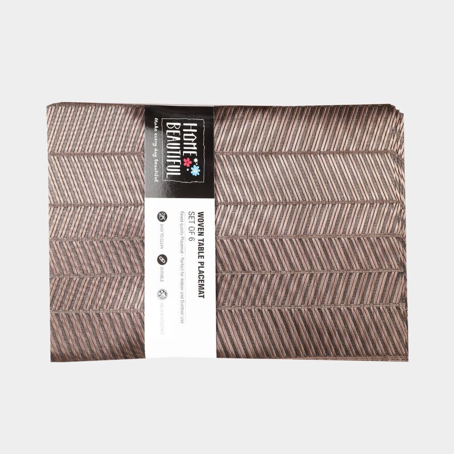PVC Brown Table Mat, , large image number null