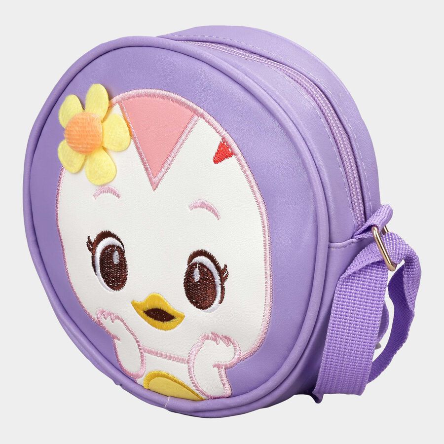 Kid's Purple Polyurethane Bag, , large image number null