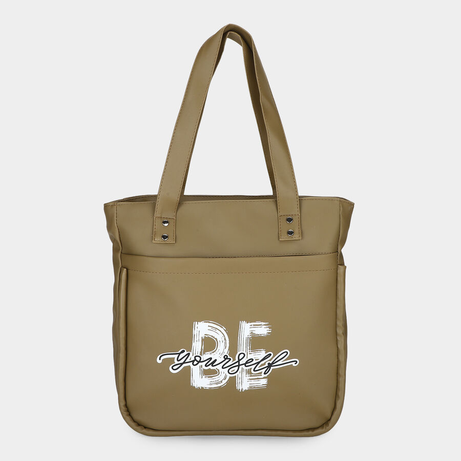 Women's Light Green Shoulder Bag, , large