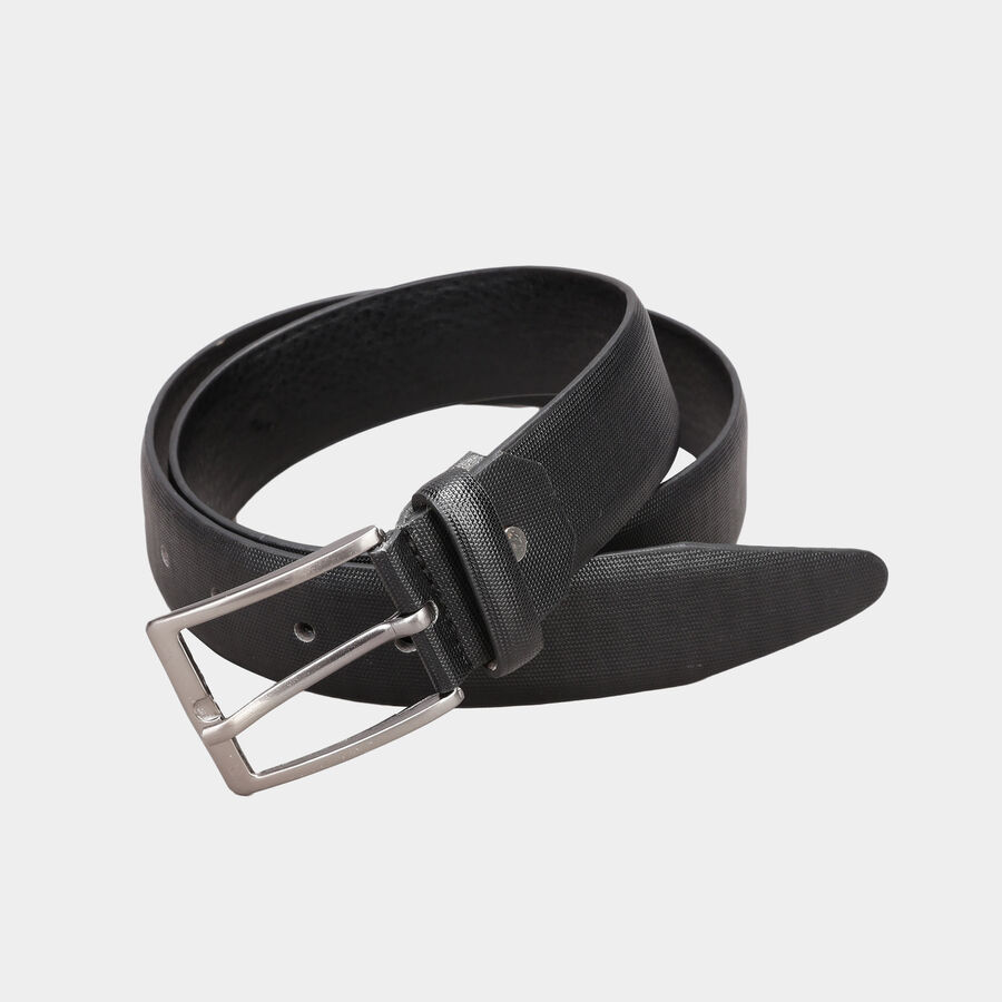 Men's Polyurethane Casual Belt, Size 32, Textured, , large image number null