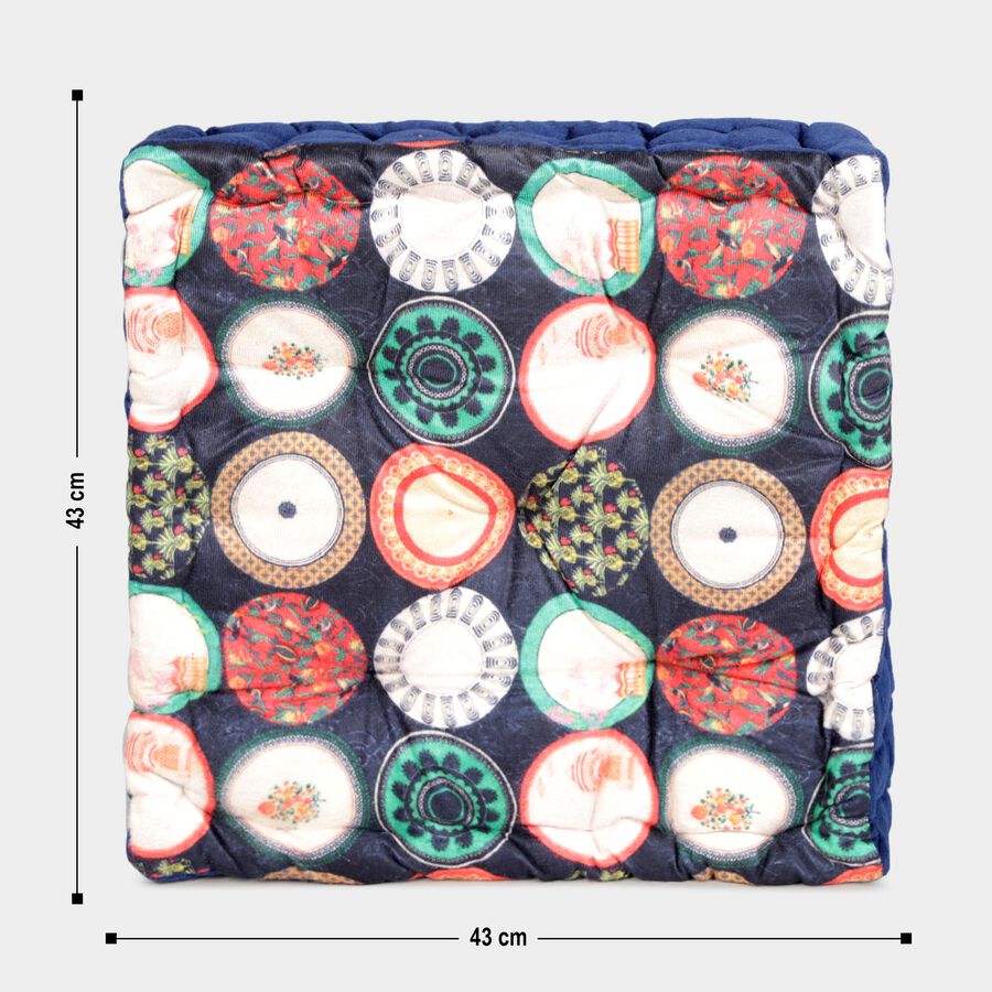 Multicolour Microfiber Cushion, , large image number null
