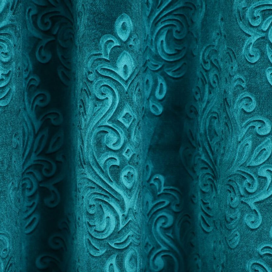 7ft. Dark Grey Velvet Door Curtain, , large image number null