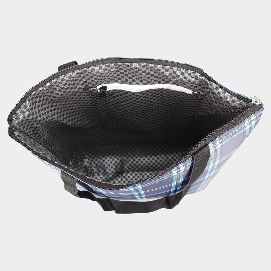 Blue Fabric-Polyester Bag, , large image number null