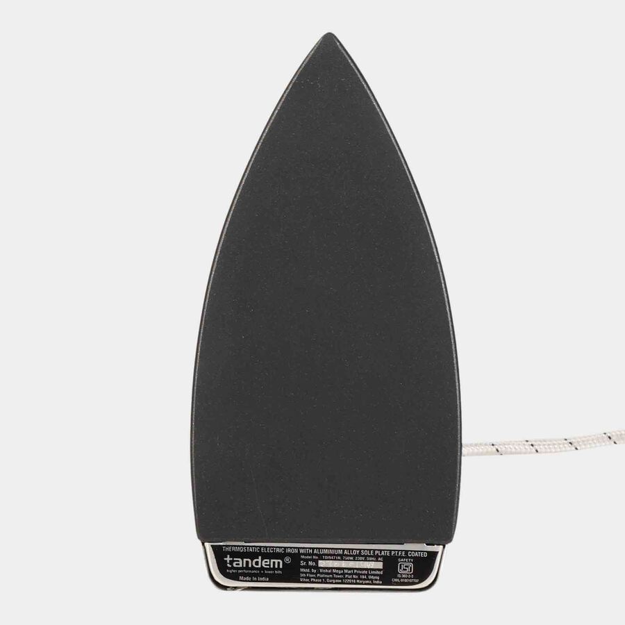 750W Aluminium Dry Iron, , large image number null