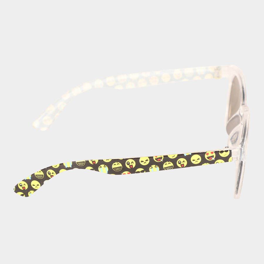 Kid's Metal Clear Glass Cat Eye/Butterfly Sunglasses, , large image number null