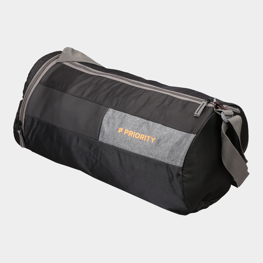 Black Polyester Duffle Bag, , large image number null