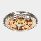 Steel Pooja Plate, , small image number null
