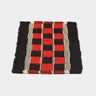 Maroon Polyester Cotton Door Mat, , small image number null