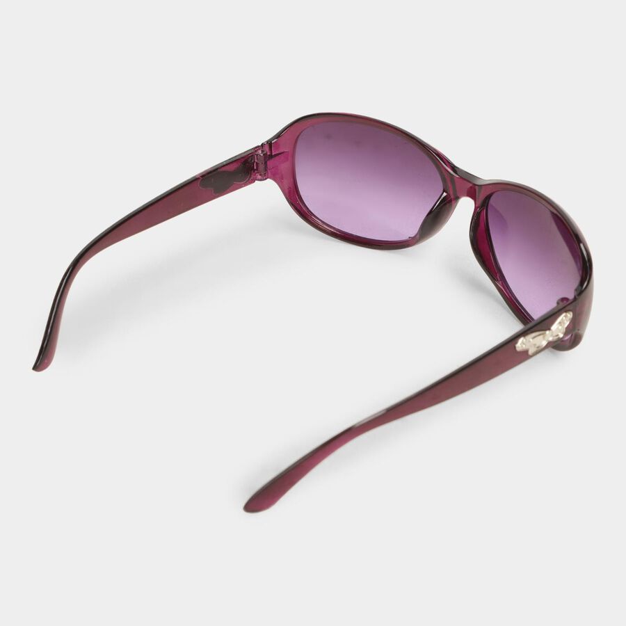 Women's Plastic Gradient Round Sunglasses, , large image number null