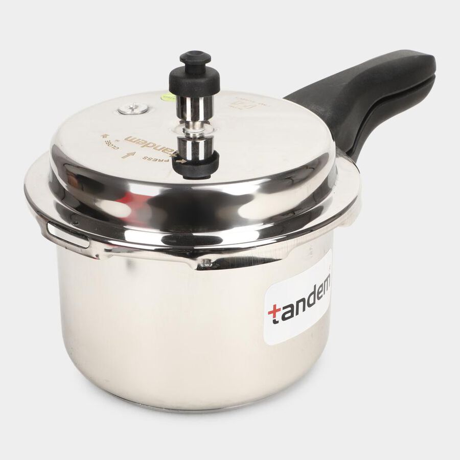 3 L Steel Pressure Cooker, , large image number null