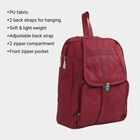 Women's Quilted Polyurethane Backpack, , small image number null